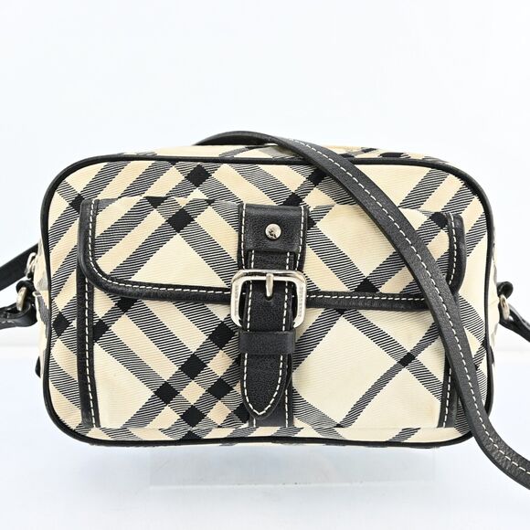 Auth Burberry Blue Label Check Shoulder #122822B12B - Picture 1 of 15